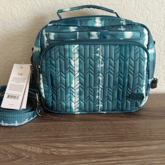 lug Handbags - Lug Ranger Mini crossbody bag shibori teal NWT